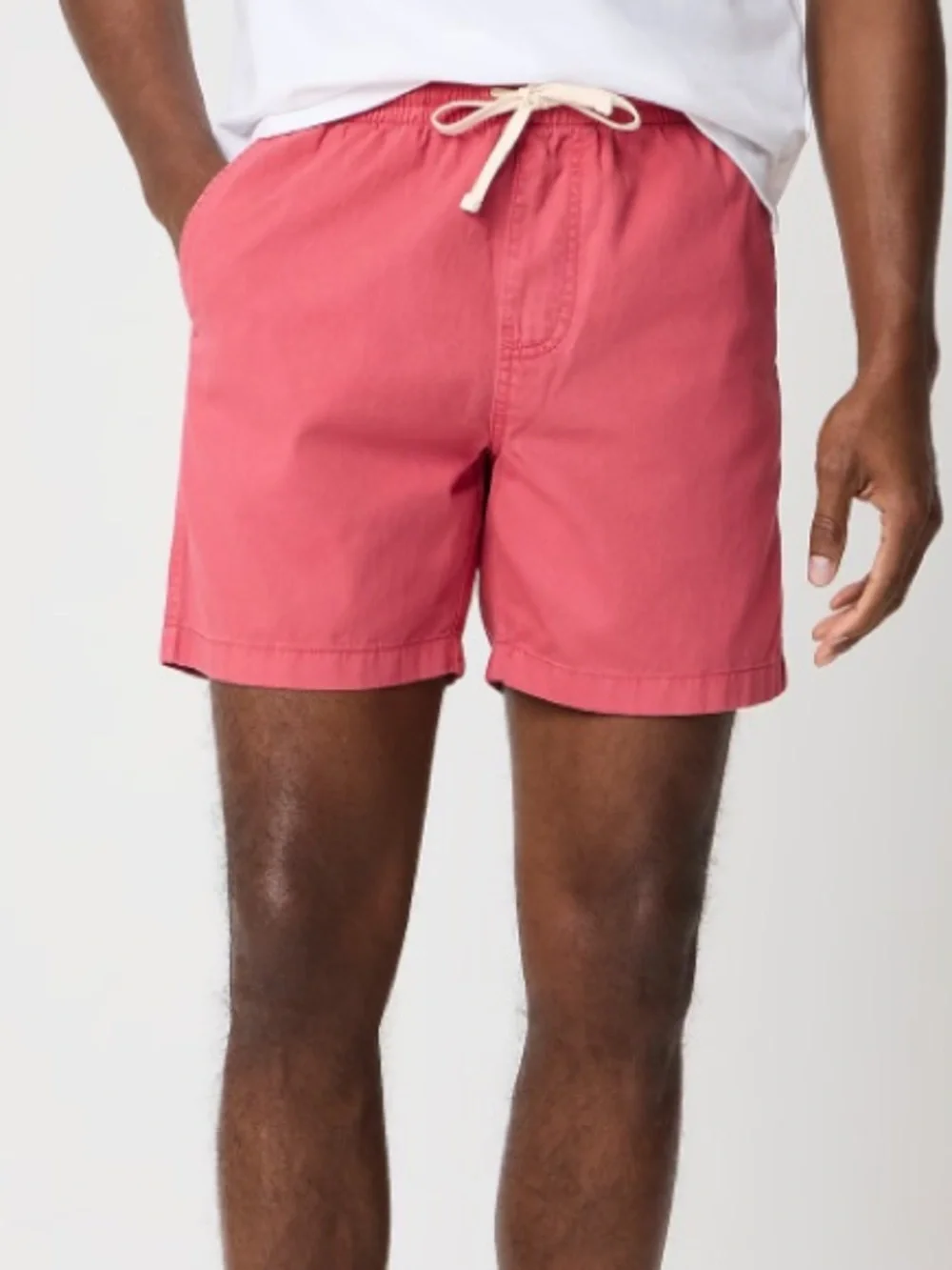 J crew old red Garment-dyed dock short